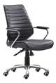 Zuo® Enterprise Black Low Back Office Chair-0