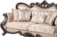New Classic® Home Furnishings Constantine Beige/Cherry Sofa-5