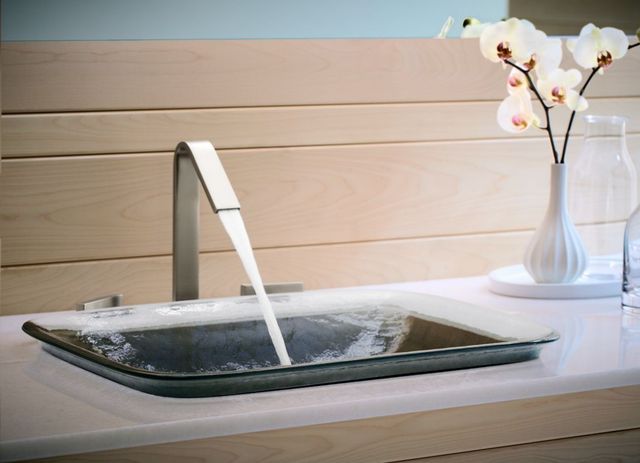 Kohler Inia® Translucent Sandalwood 20.75" Rectangular Drop-In Bathroom Sink, No Overflow-4