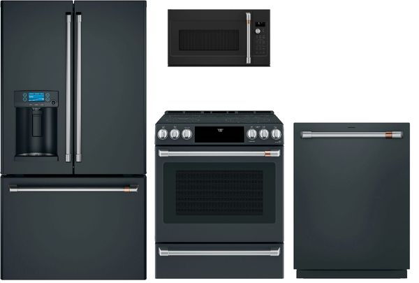 Café Kitchen Package in Matte Black Café 4-Piece Kitchen Package in Matte Black