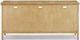 Currey & Company Santos Sea Sand/Brushed Brass/Clear Cabinet-4