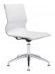 Zuo® Glider White Conference Office Chair-0