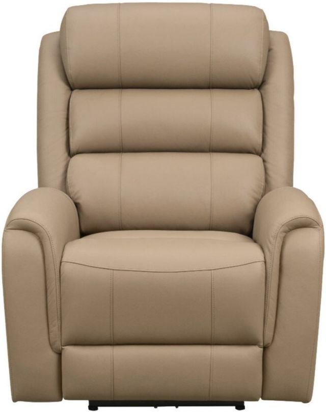 BarcaLounger® Monterey Tucker Taupe Leather Power Recliner-3