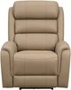 BarcaLounger® Monterey Tucker Taupe Leather Power Recliner-3