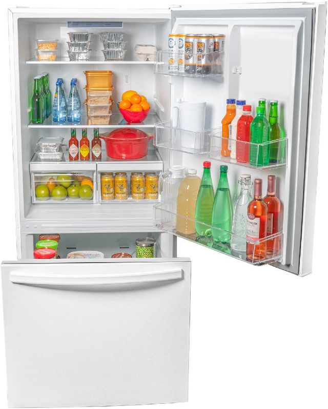 Danby® 30" 18.7 Cu. Ft. White Bottom Freezer Refrigerator-3