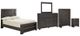 Signature Design by Ashley® Brinxton 5-Piece Charcoal Full Panel Bed Set-0