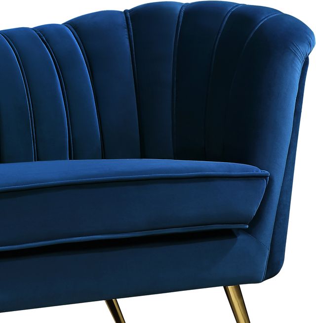 Meridian Furniture Margo Navy Velvet Loveseat-2