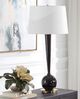 Uttermost® Brielle Black Glaze Table Lamp-1