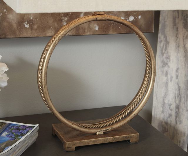 Signature Design by Ashley® Mahala Antique Gold Table Lamp-1