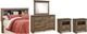 Signature Design by Ashley® Trinell 5-Piece Brown Full Bookcase Headboard Bed Set-0