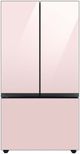 Samsung Bespoke 36" Pink Glass French Door Refrigerator Bottom Panel-1