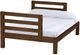 Crate Designs™ Furniture Brindle Full XL Ladder End Lower Cutaway Youth Bunk Bed-0