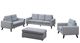 Mazin Furniture Evelyn Neutral Light Gray Ottoman-2