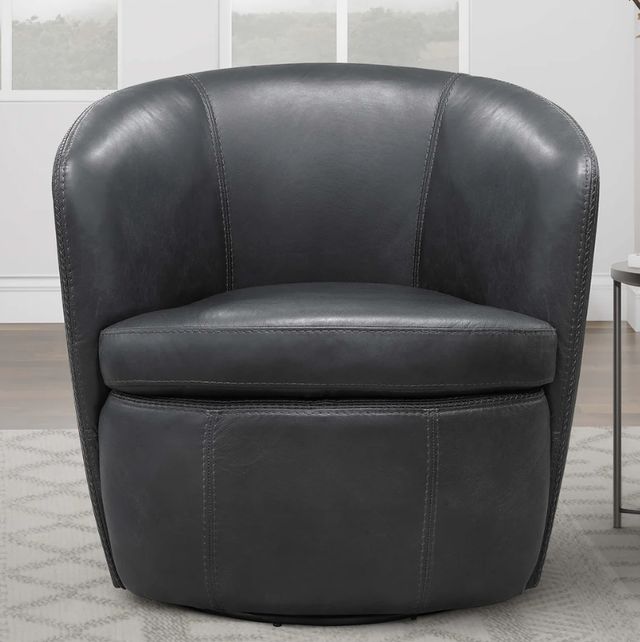 Parker House® Barolo Vintage Slate Swivel Club Chair-1