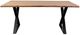 Porter International Designs Manzanita Natural Dining Table with Black X Base-1