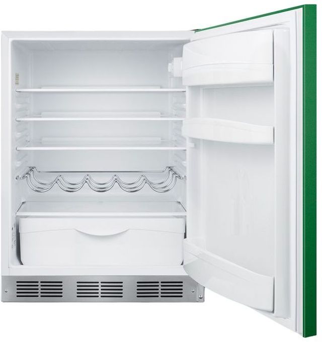 Summit® 5.8 Cu. Ft. Emerald Green Under The Counter Refrigerator -2
