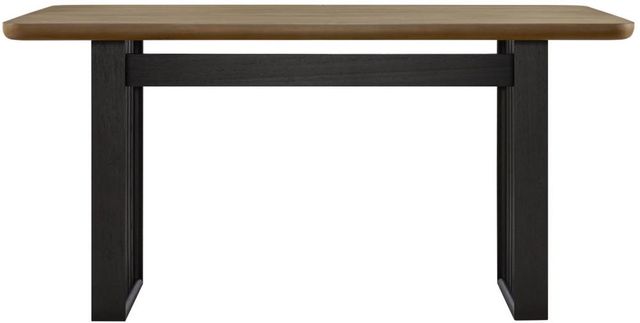 Bernards Elure Latte Double Pedestal Counter Dining Table with Peppercorn Base-2