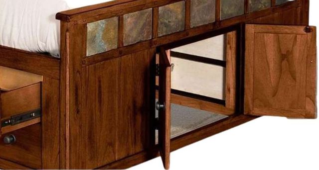 Sunny Designs™ Santa Fe Eastern King Storage Panel Bed-3