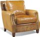 Campio Furniture Legacy Leather Orson Light Orange Chair-0