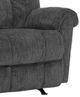 Franklin™ Darwin Recruit Charcoal Power Rocker Recliner-2