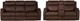 Global Furniture USA 2-Piece Domino Coffee Manual Reclining Living Room Set-0