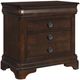 Elements International Cameron 4-Piece Cherry King Sleigh Bedroom Set-3