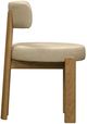 TOV Furniture Odessa Taupe Leather Dining Chair-4