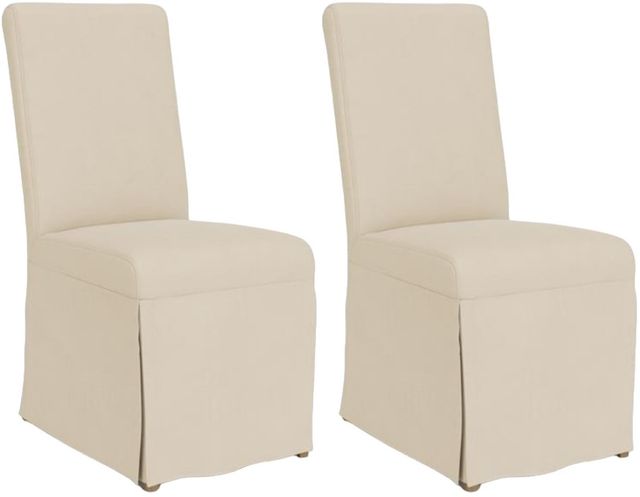 Riverside Furniture Mix-N-Match Chairs 2-Piece Ivory Parsons Upholstered Chair Set-0
