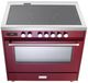 Verona® Ultima 36" Burgundy Pro Style Induction Range-4