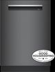 Bosch® 800 Series 24" Black Stainless Steel Top Control Built-In Dishwasher-1