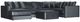 Jackson Furniture Remington 6-Piece Slate U-Shape Sectional and Chaise-0