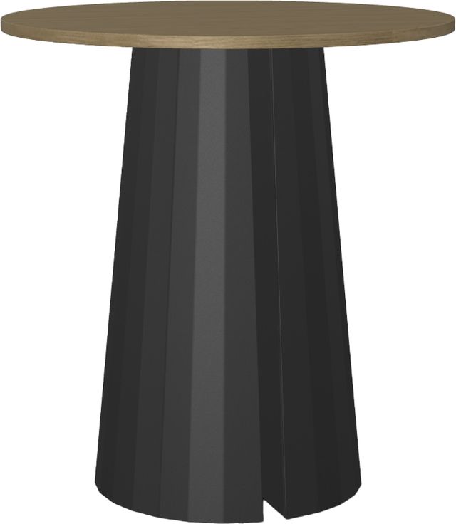 Amisco Customizable Gemma Thermo Fused Laminate 39'' Bar Height Round Table-0