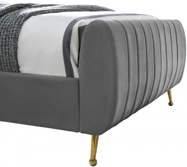 Meridian Furniture Zara Grey King Bed-2
