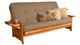 Kodiak Furniture Phoenix Linen Stone/Butternut Queen Futon with Mattress-0