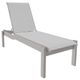 Telescope Casual Leeward Abalone/Warm Gray Fabric/Polymer Outdoor MGP Sling Lay-Flat Stacking Armless Long Frame Chaise with Wheels-0