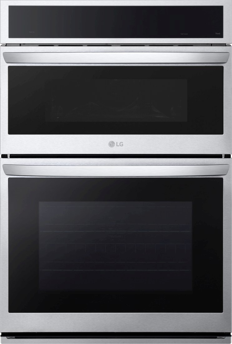 LG 30" PrintProof® Stainless Steel Oven/Microwave Combo Electric Wall ...