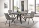 Coaster® Neil Concrete 50" Round Dining Table with Gunmetal Base-4