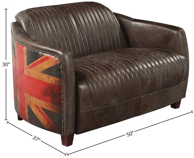 ACME Furniture Brancaster Antique Slate Loveseat-2