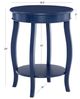Powell® Rainbow Navy Blue Round Side Table-3