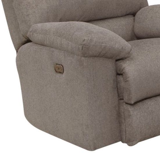 American Wholesale Furniture Tyler Pewter Power Wall Hugger Recliner-1