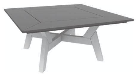 Seaside Casual DEX Square Chat Table-0