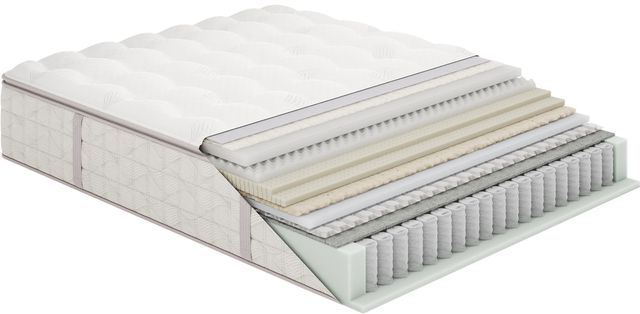 Aireloom® Preferred Luxetop™ 15.5" Wrapped Coil M2 Firm Tight Top California King Mattress-2
