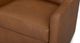 Bassett® Furniture Customizable Sloan Leather Slope Arm Swivel Glider Chair-4