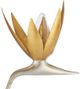 Currey & Company Paradiso Contemporary Gold Leaf/Contemporary Silver Leaf Floor Lamp-3