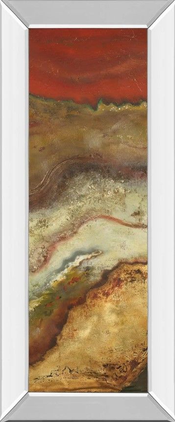 Classy Art Tierra Panel Il by Patricia Pinto Mirror Framed Wall Art-0