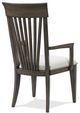 Riverside Furniture Forsyth Gray/Toasted Peppercorn Slat Back Arm Chair-3