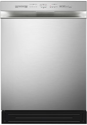 Midea® 24" Stainless Steel Front Control Built In Dishwasher