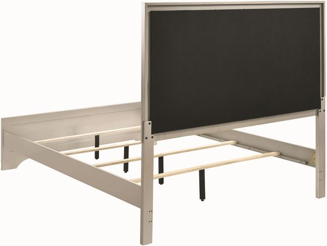 Coaster® Salford Mod Metallic Sterling/Grey Queen Bed-2