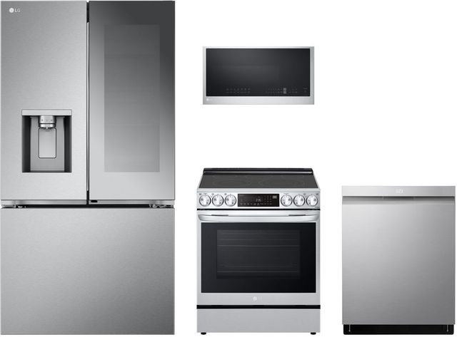LG 4 Piece PrintProof™ Stainless Steel Kitchen Package-0