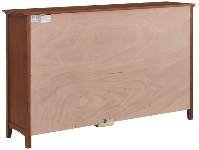 Whittier Wood® Furniture McKenzie Glazed Antique Cherry Master Dresser-3